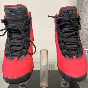 Jordan 10 Retro Fusion Red Sz-4.5y